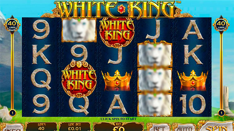 White King Slots Reels