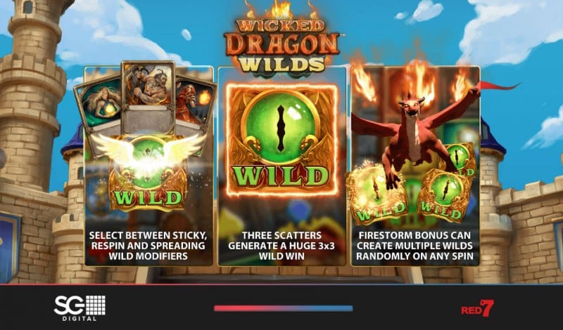 Wicked Dragon Wilds Slot Bonus Features