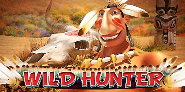 Wild Hunter online slots game logo