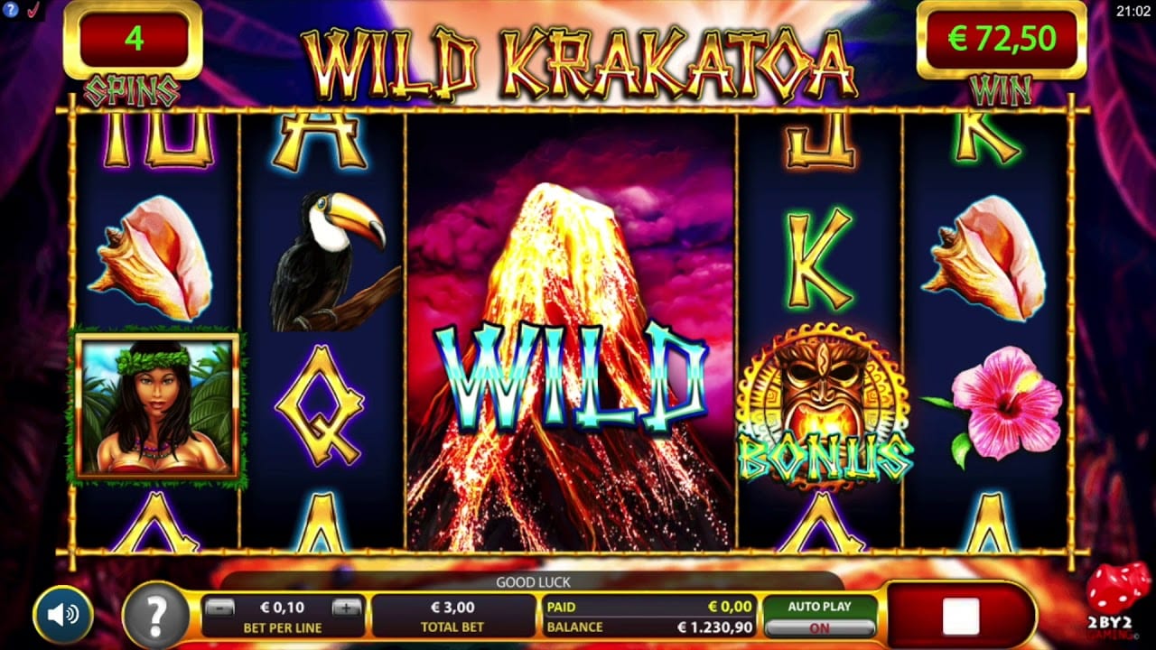 Wild Krakatoa Free Slots