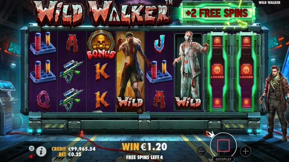 Wild Walker Slots Reels