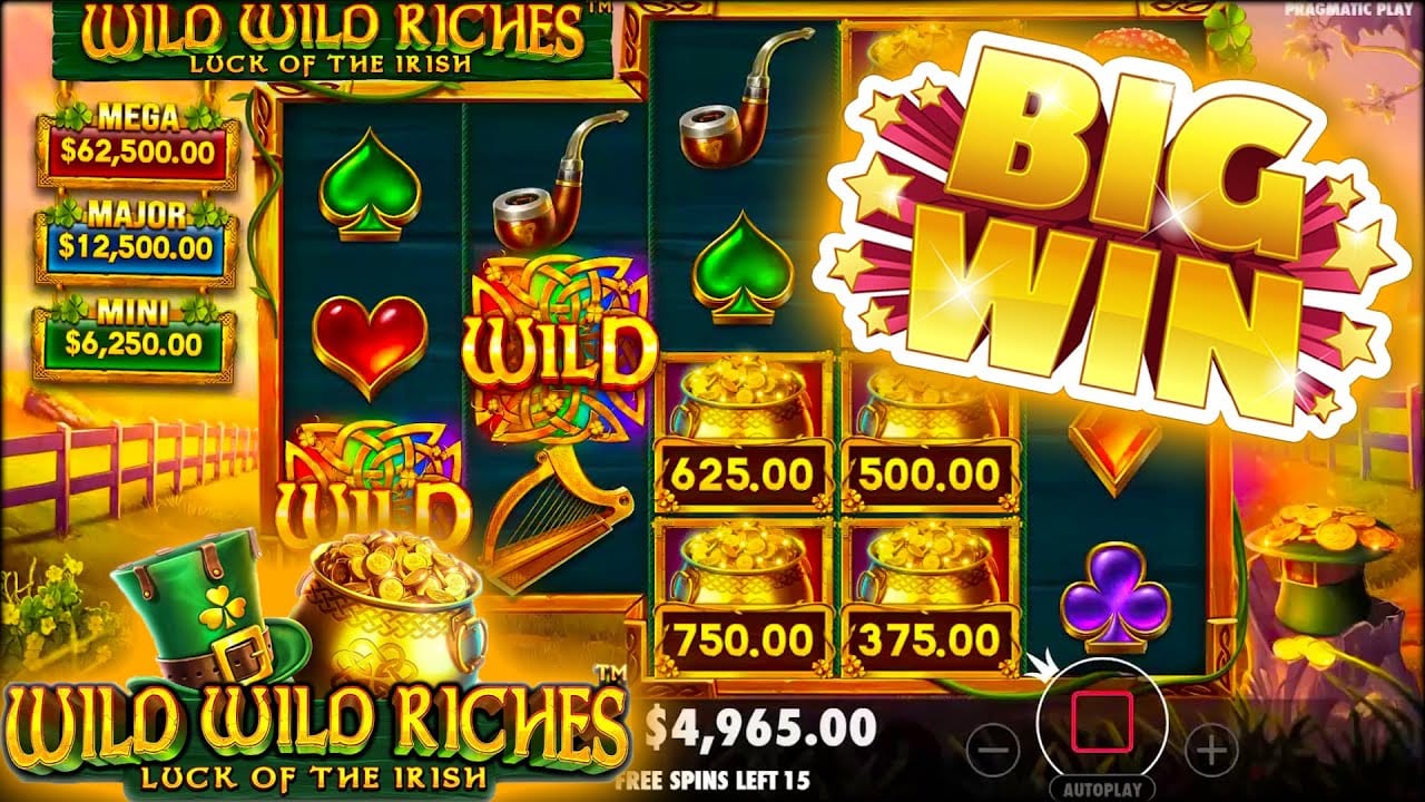 Wild Wild Riches Slot Big Win