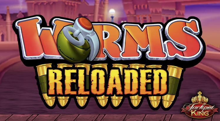 Worms Reloaded Jackpot King Slot Banner Wizard Slots