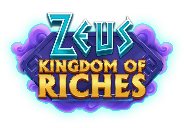 Zeus Kingdom of Riches Slot Logo Wizard Slots